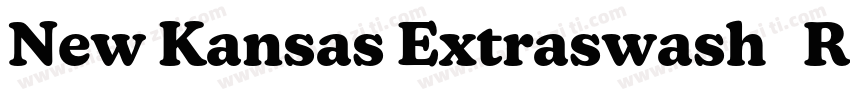 New Kansas Extraswash   Regular Ita字体转换